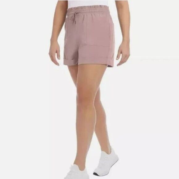 Danskin Women's Woven Paperbag Shorts Size Medium - Picture 1 of 9